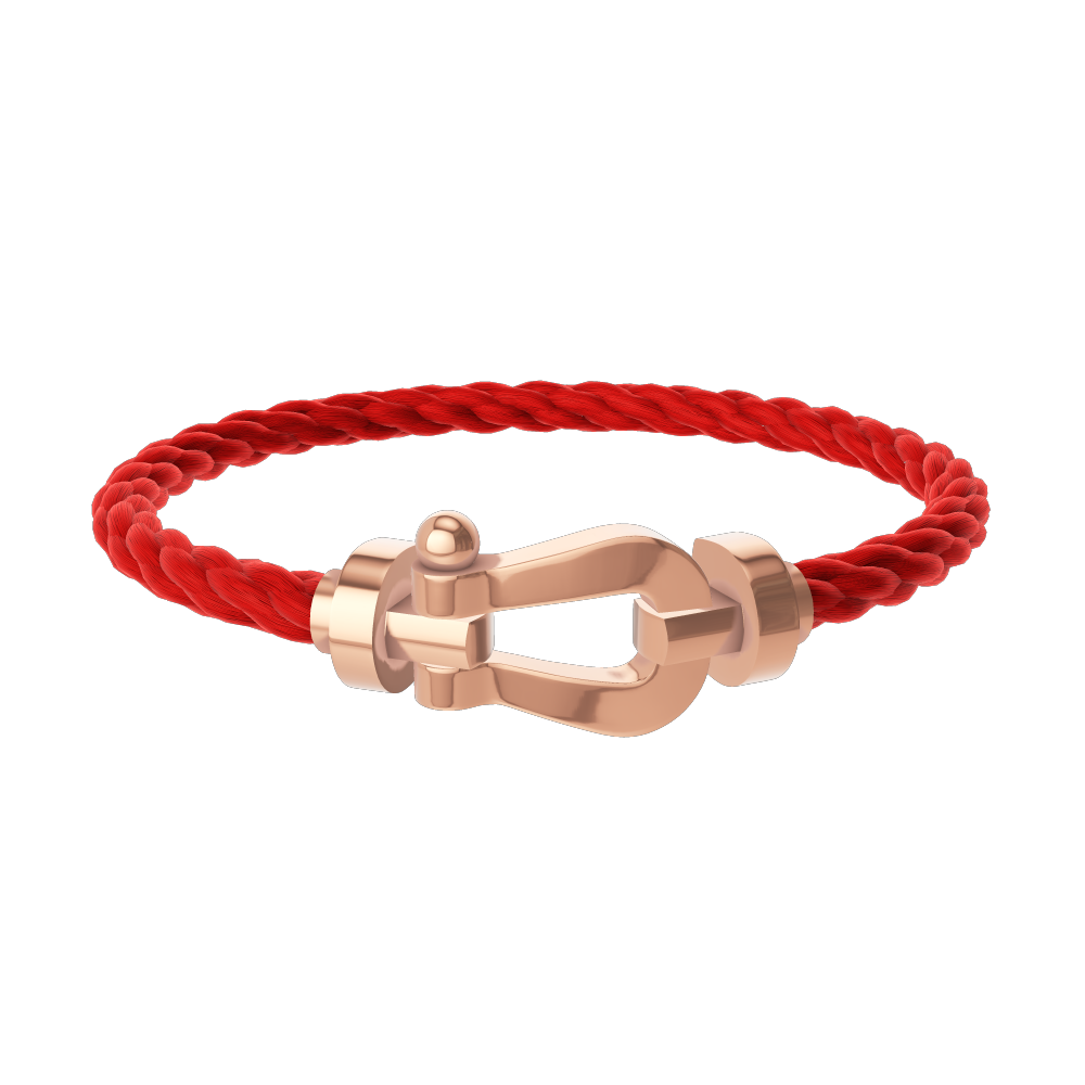 FORCE 10 BRACELET 18K PINK GOLD LARGE MODEL