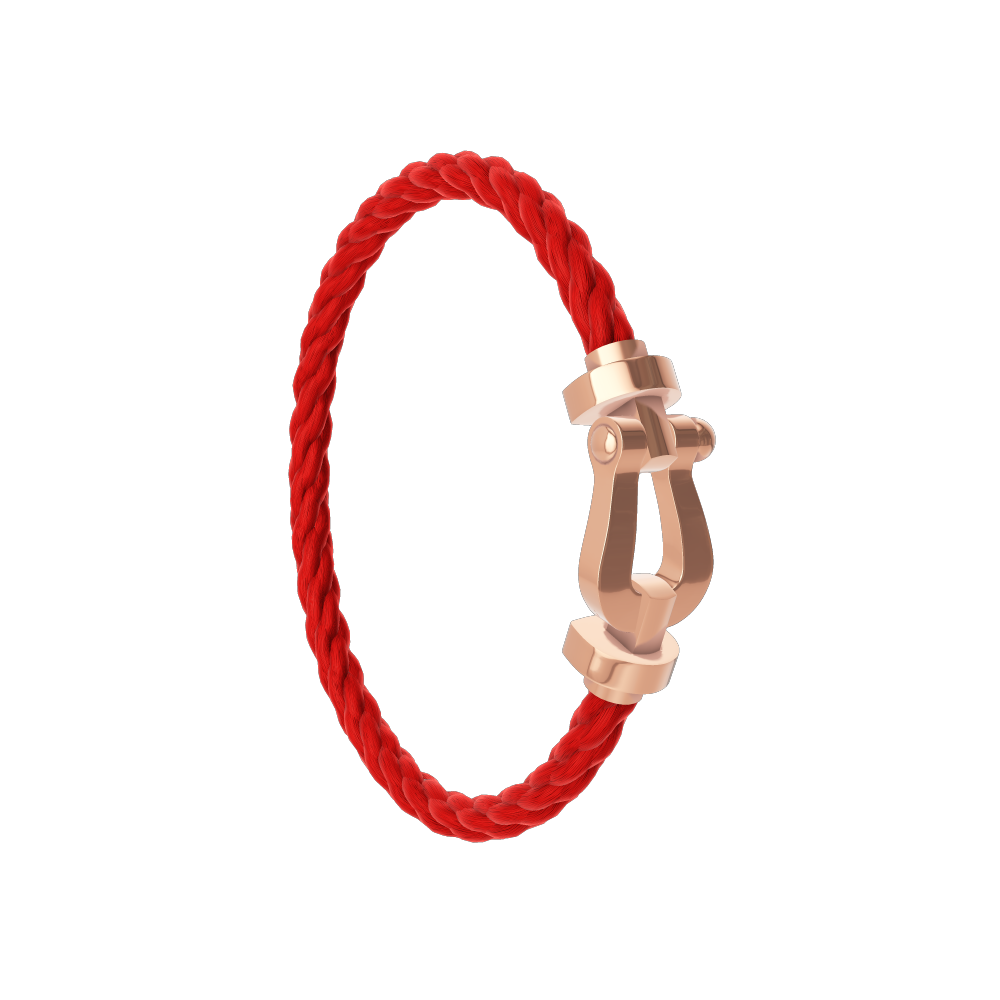FORCE 10 BRACELET 18K PINK GOLD LARGE MODEL