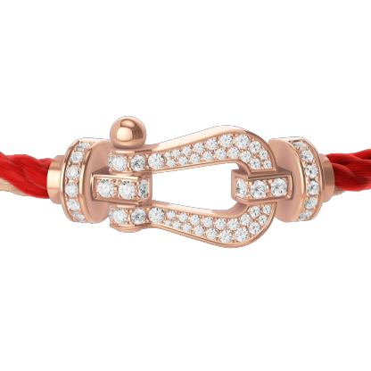FORCE 10 BRACELET 18K PINK GOLD AND DIAMONDS LARGE MODEL