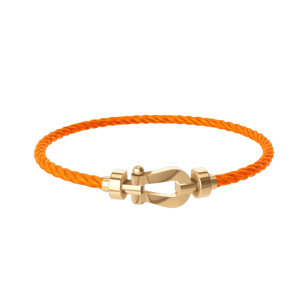 FORCE 10 BRACELET 18K YELLOW GOLD MEDIUM MODEL