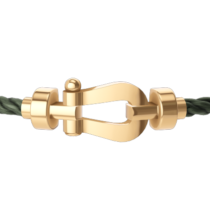 FORCE 10 BRACELET 18K YELLOW GOLD MEDIUM MODEL