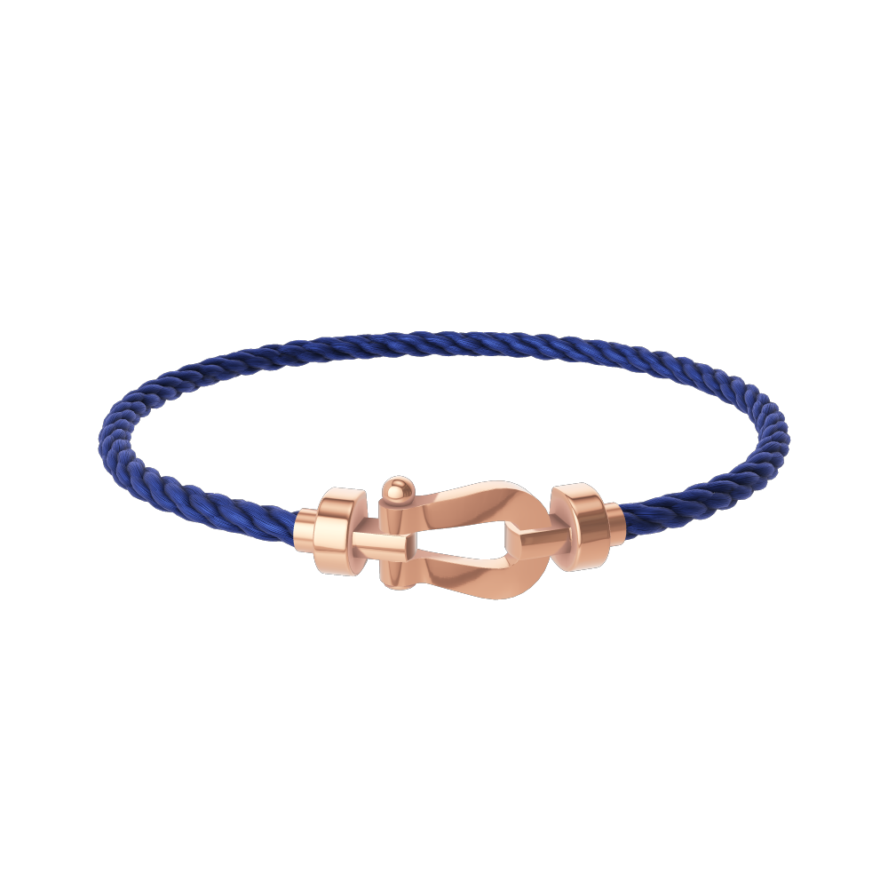FORCE 10 BRACELET 18K PINK GOLD MEDIUM MODEL