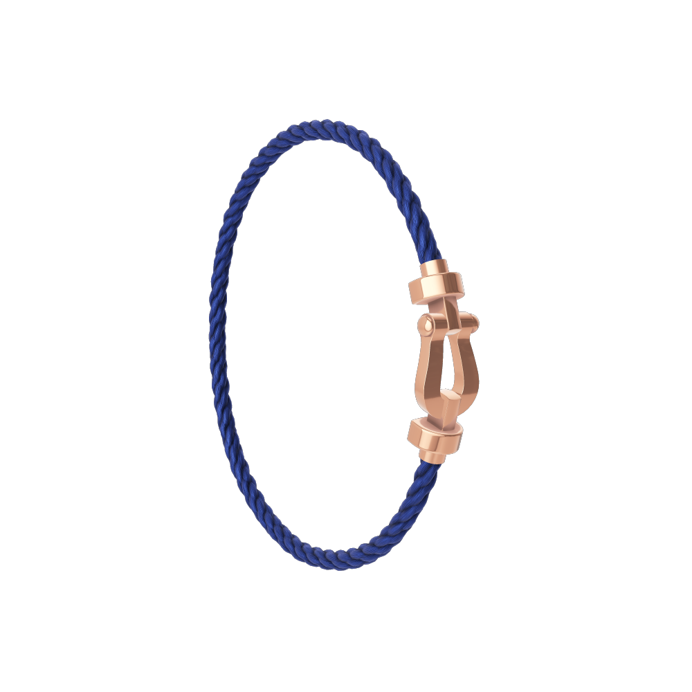 FORCE 10 BRACELET 18K PINK GOLD MEDIUM MODEL