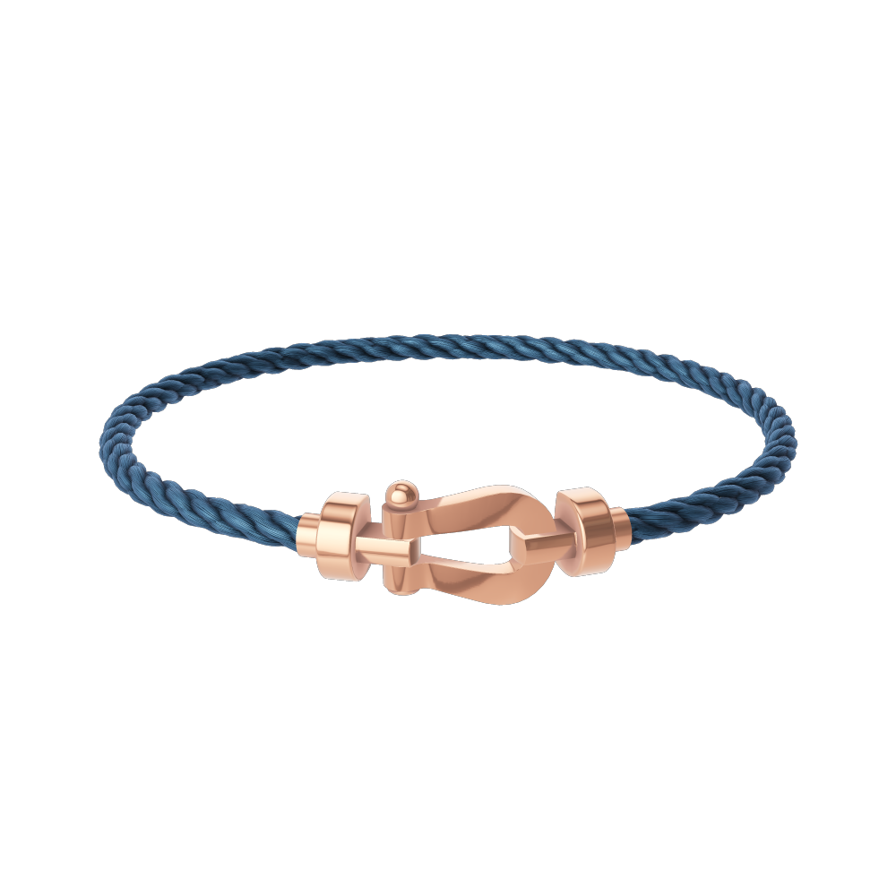 FORCE 10 BRACELET 18K PINK GOLD MEDIUM MODEL