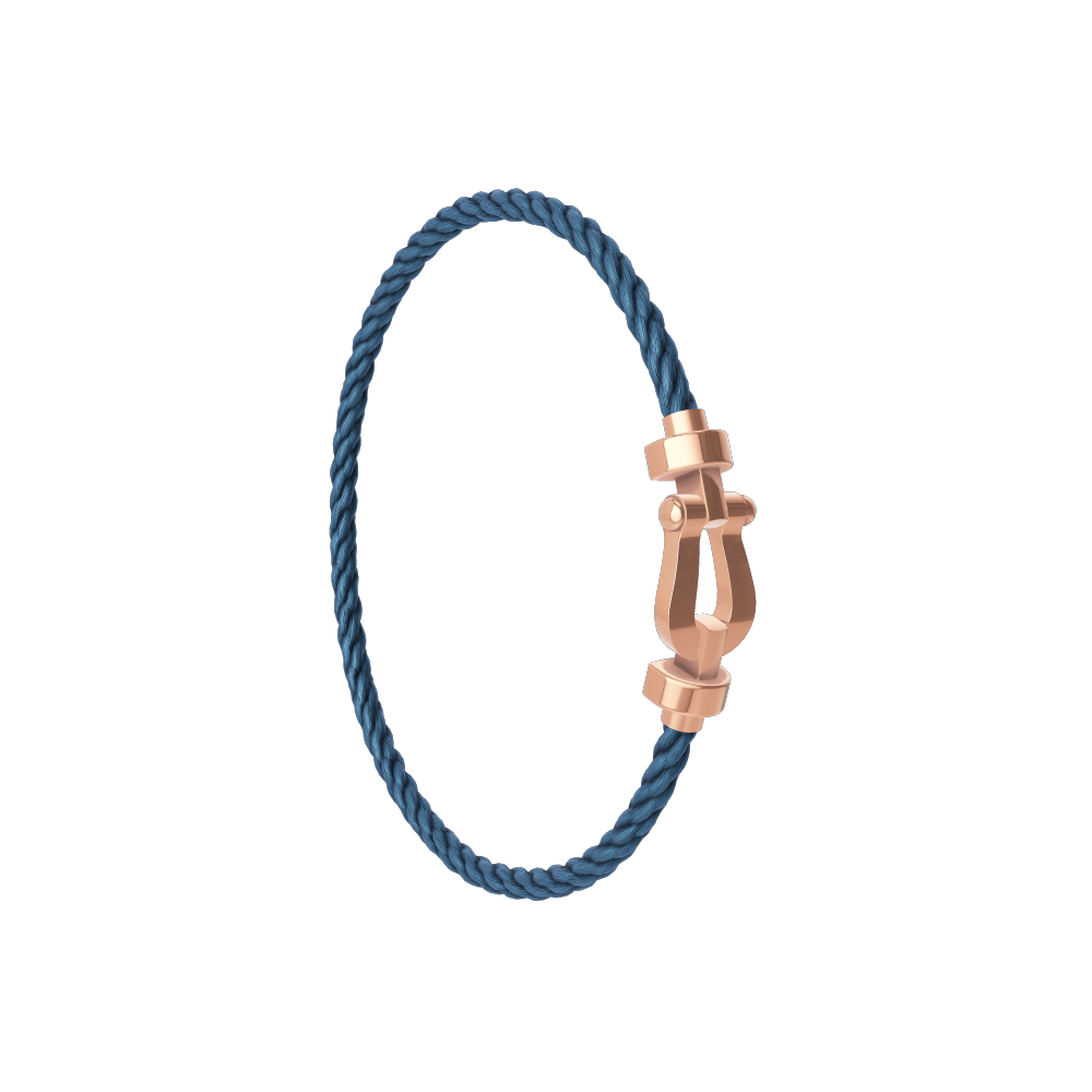 FORCE 10 BRACELET 18K PINK GOLD MEDIUM MODEL