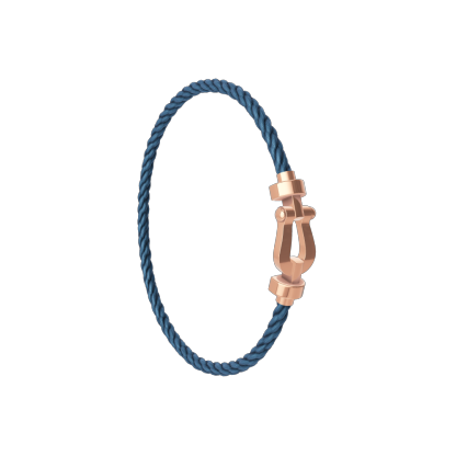 FORCE 10 BRACELET 18K PINK GOLD MEDIUM MODEL