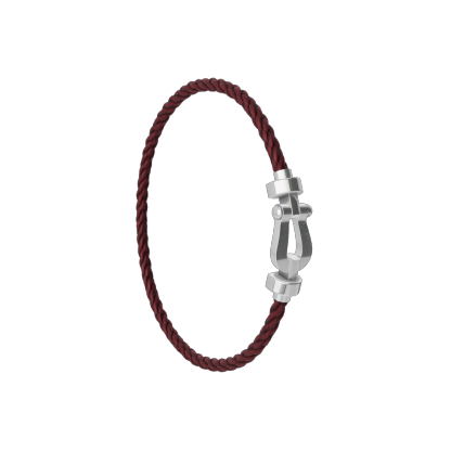 FORCE 10 BRACELET 18K WHITE GOLD MEDIUM MODEL