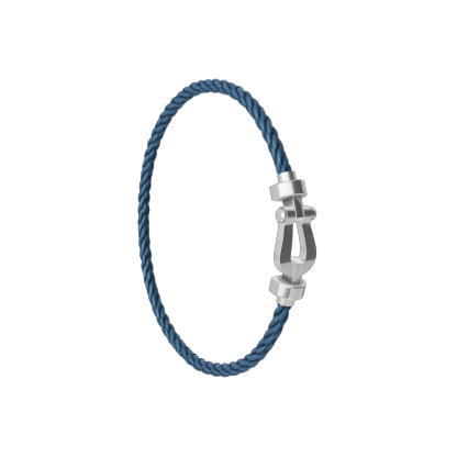 FORCE 10 BRACELET 18K WHITE GOLD MEDIUM MODEL