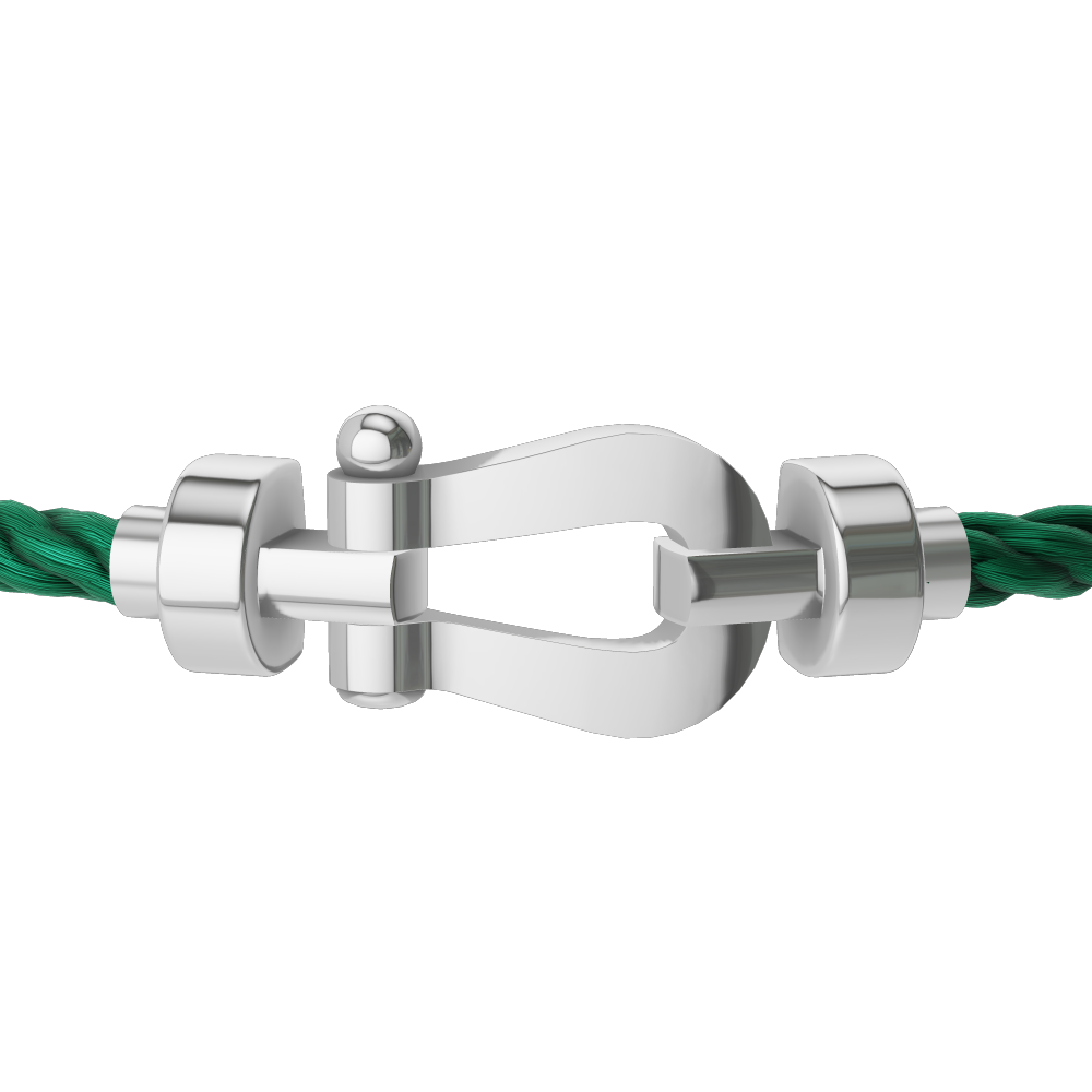 FORCE 10 BRACELET 18K WHITE GOLD MEDIUM MODE