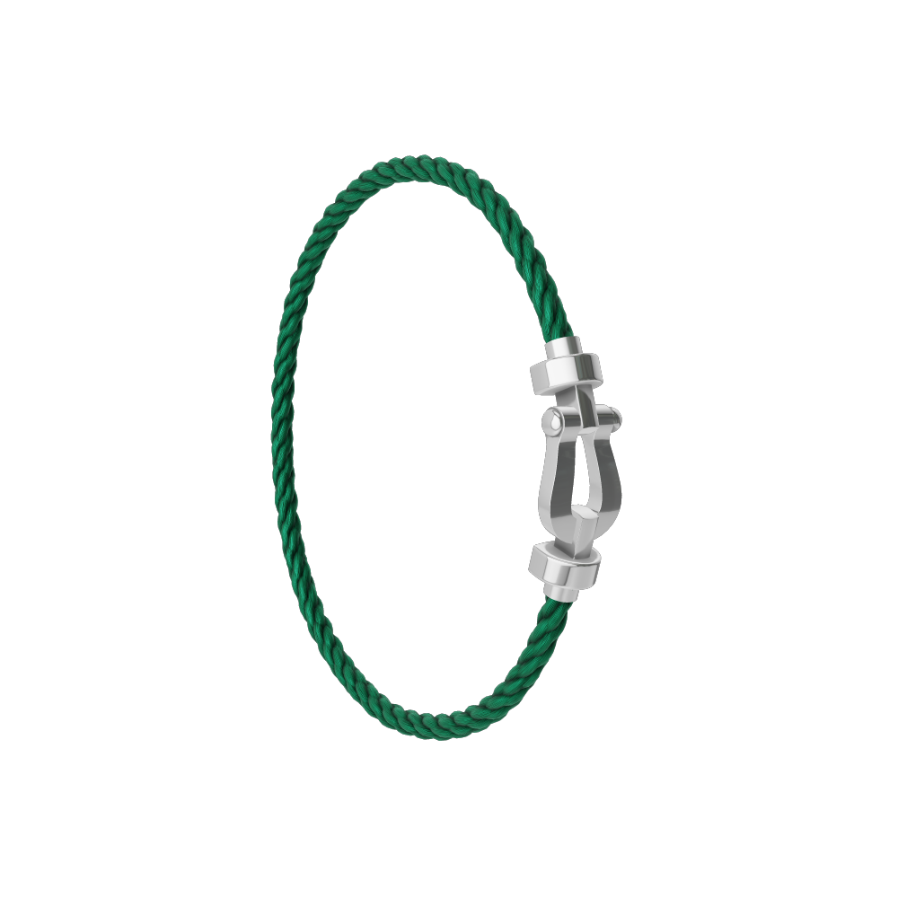 FORCE 10 BRACELET 18K WHITE GOLD MEDIUM MODE