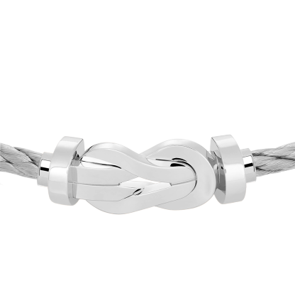 CHANCE INFINIE BRACELET 18K WHITE GOLD LARGE MODEL