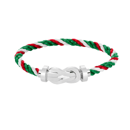 CHANCE INFINIE BRACELET 18K WHITE GOLD LARGE MODEL
