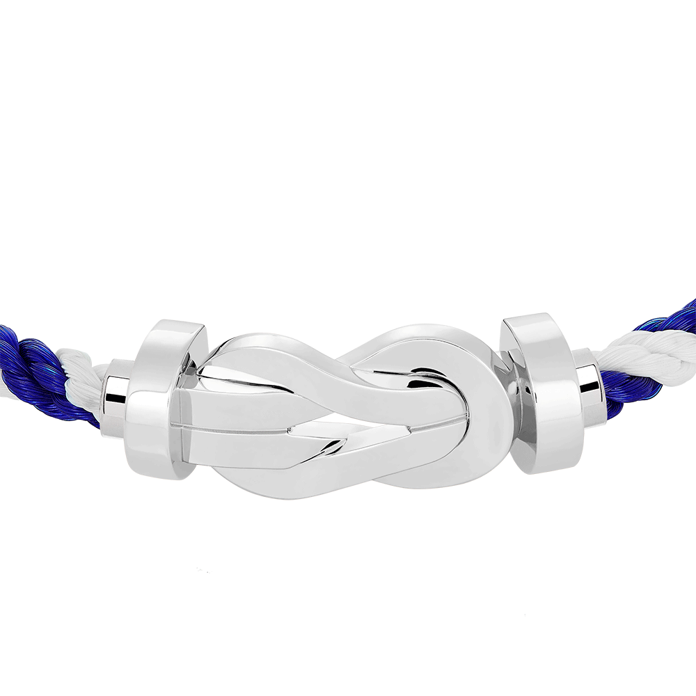 CHANCE INFINIE BRACELET 18K WHITE GOLD LARGE MODEL
