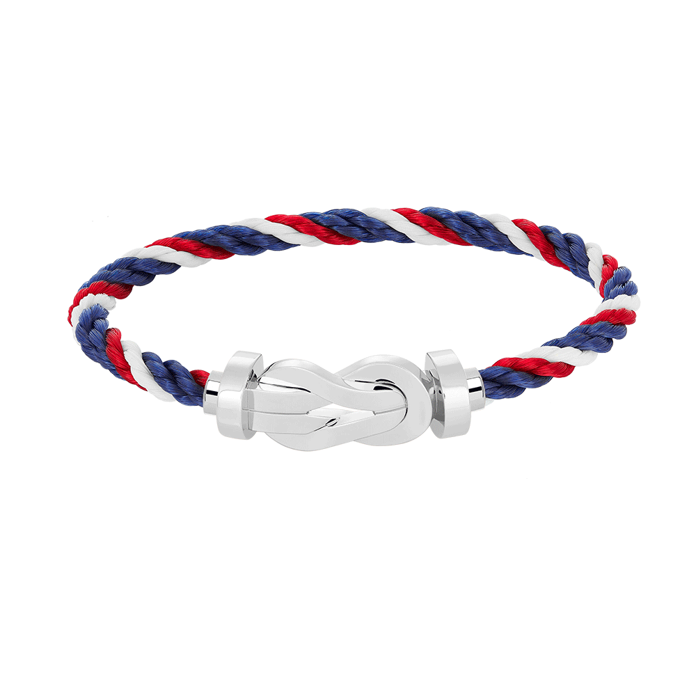CHANCE INFINIE BRACELET 18K WHITE GOLD LARGE MODEL
