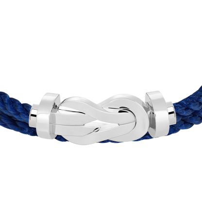 CHANCE INFINIE BRACELET 18K WHITE GOLD LARGE MODEL