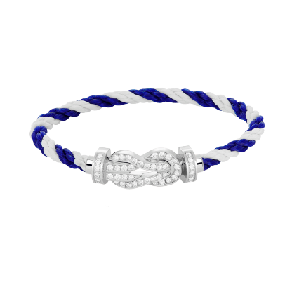 CHANCE INFINIE BRACELET 18K WHITE GOLD AND DIAMONDS LARGE MODEL