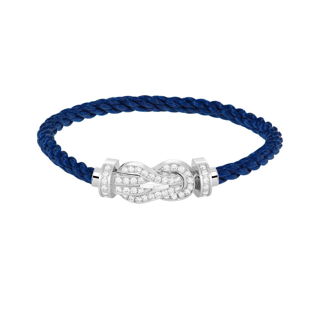 CHANCE INFINIE BRACELET 18K WHITE GOLD AND DIAMONDS LARGE MODEL