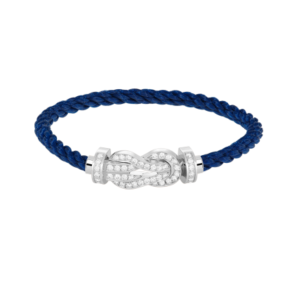 CHANCE INFINIE BRACELET 18K WHITE GOLD AND DIAMONDS LARGE MODEL