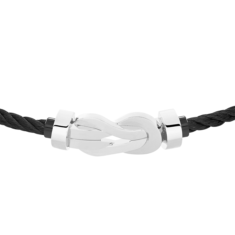 CHANCE INFINIE BRACELET 18K WHITE GOLD MEDIUM MODEL