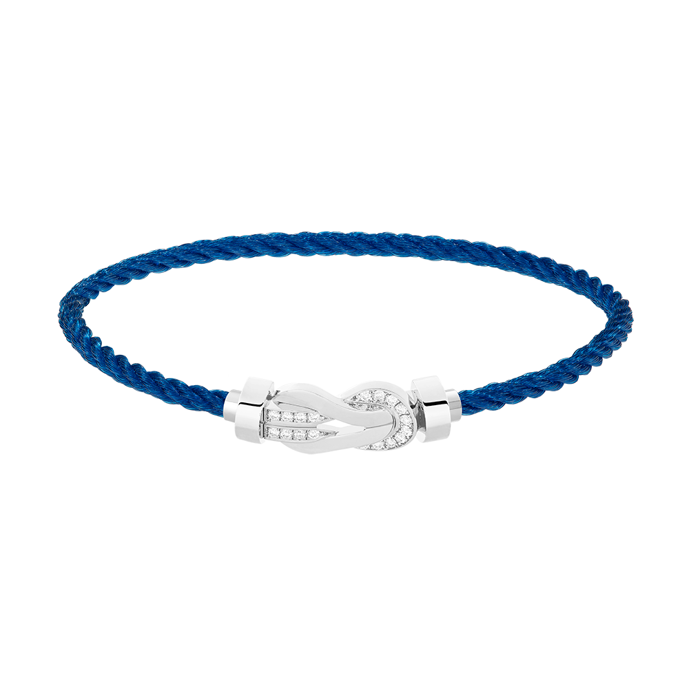 CHANCE INFINIE BRACELET 18K WHITE GOLD AND DIAMONDS MEDIUM MODEL