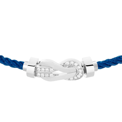 CHANCE INFINIE BRACELET 18K WHITE GOLD AND DIAMONDS MEDIUM MODEL