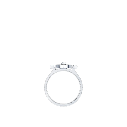 Star Blossom Ring, White Gold And Diamonds