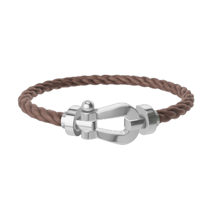 FORCE 10 BRACELET 18K WHITE GOLD LARGE MODEL