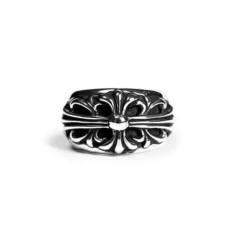 FLORAL CROSS RING