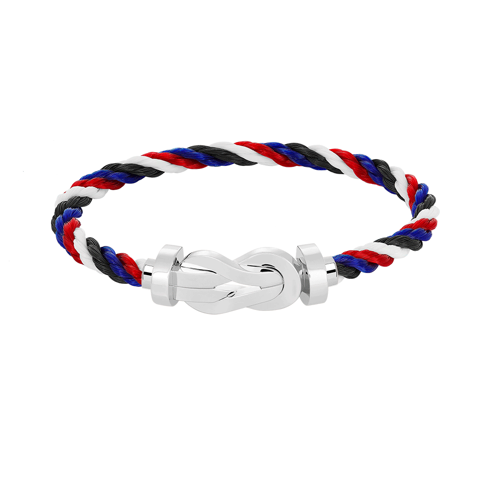 CHANCE INFINIE BRACELET 18K WHITE GOLD LARGE MODEL
