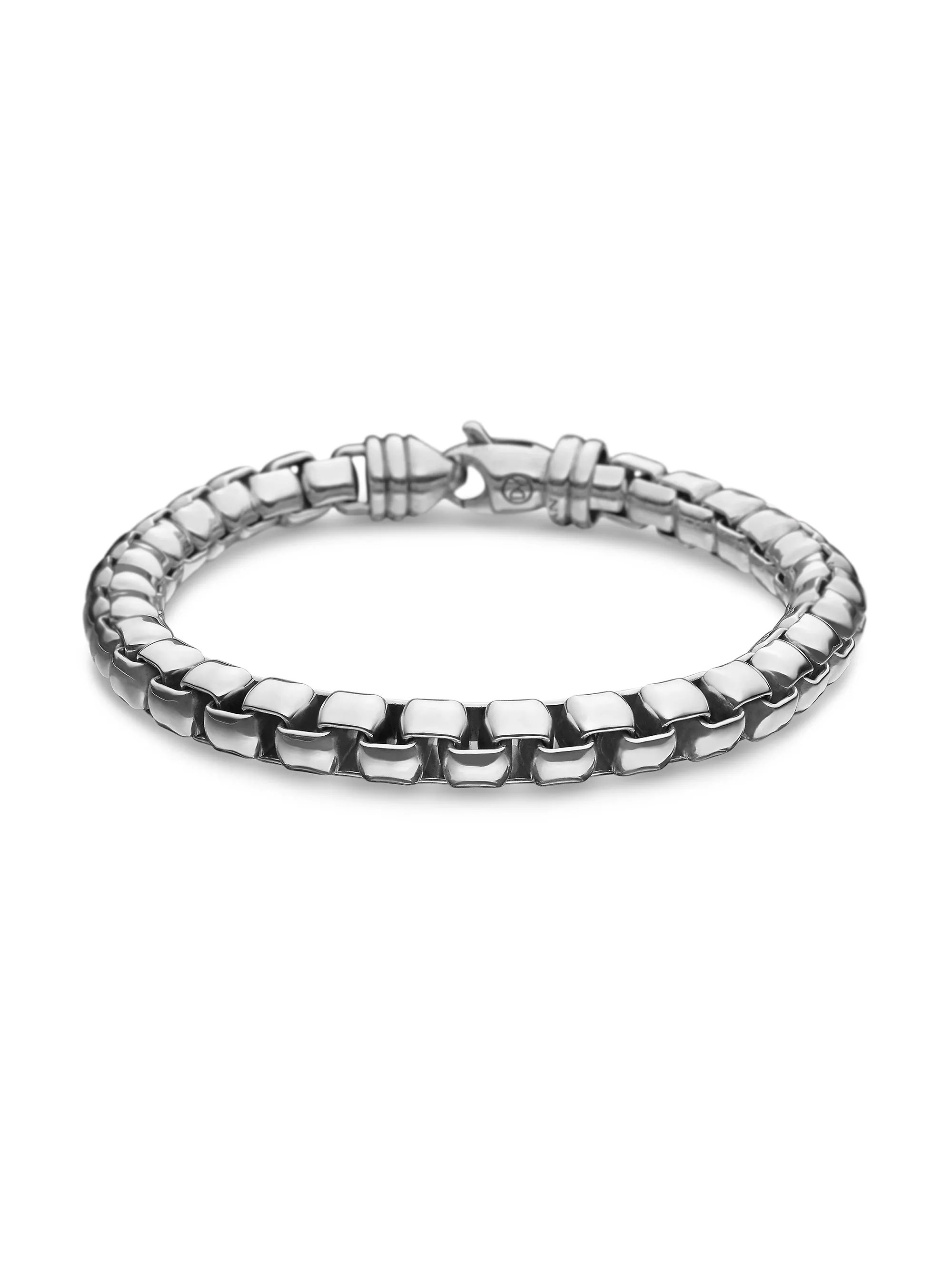 Dathtvid Yurthtman  Box Chain Bracelet In Sterling Silver