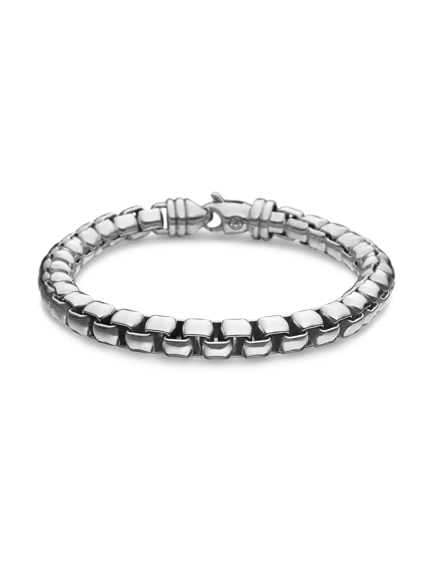 Dathtvid Yurthtman  Box Chain Bracelet In Sterling Silver