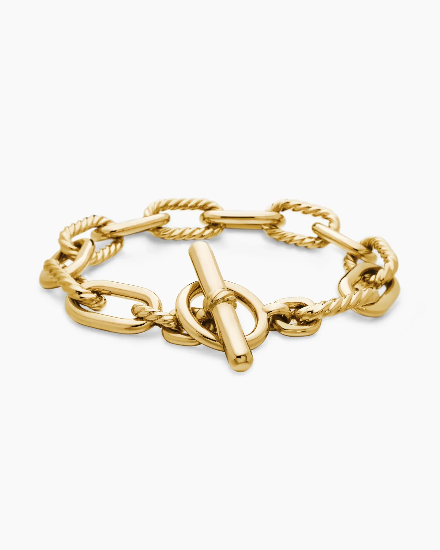 DY Madison® Toggle Chain Bracelet 18K Yellow Gold