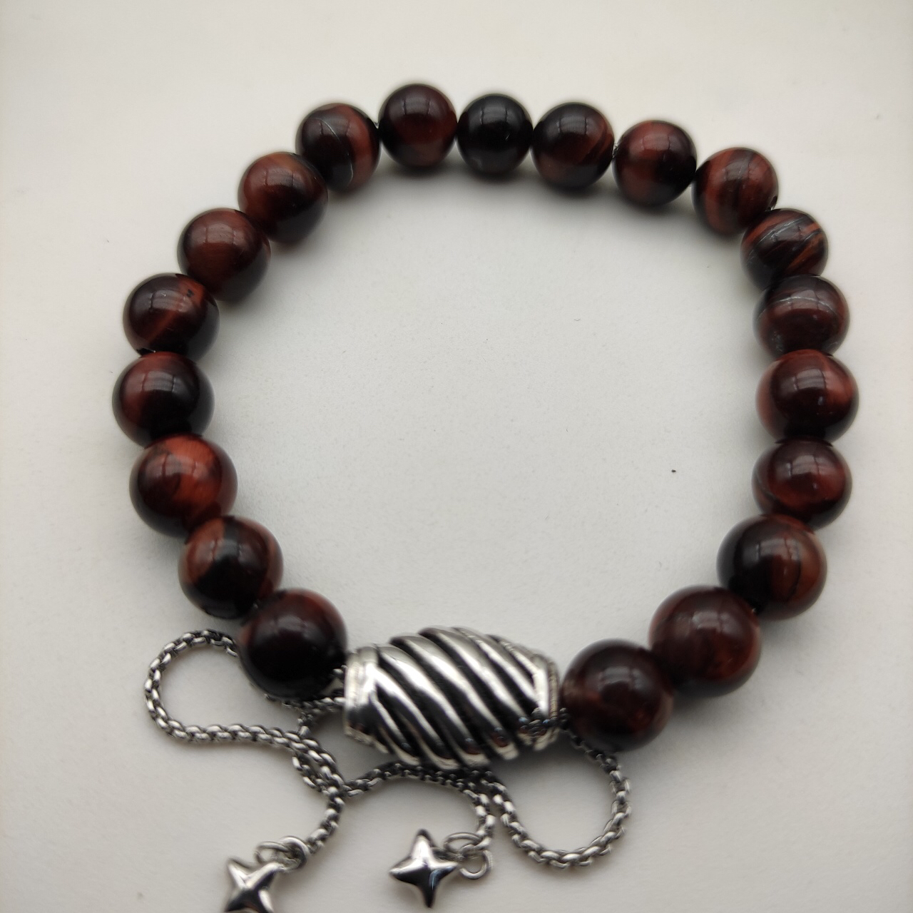 8MM Stretch Rock Crystal Bracelet