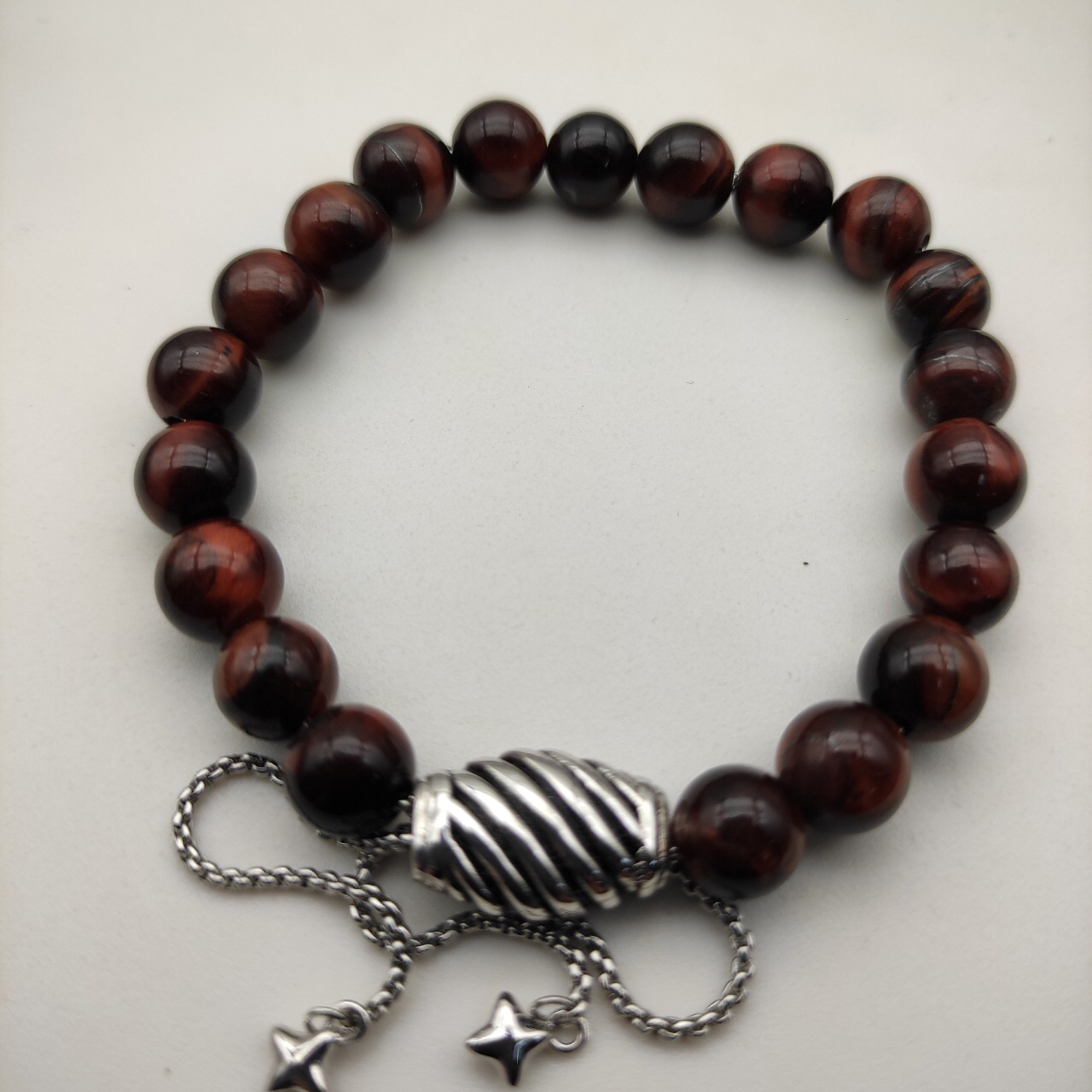 8MM Stretch Rock Crystal Bracelet