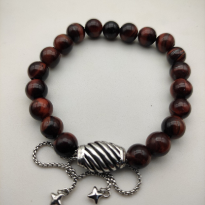 8MM Stretch Rock Crystal Bracelet