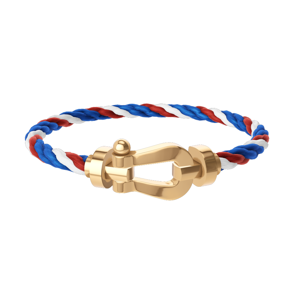 FORCE 10 BRACELET 18K YELLOW GOLD LARGE MODEL