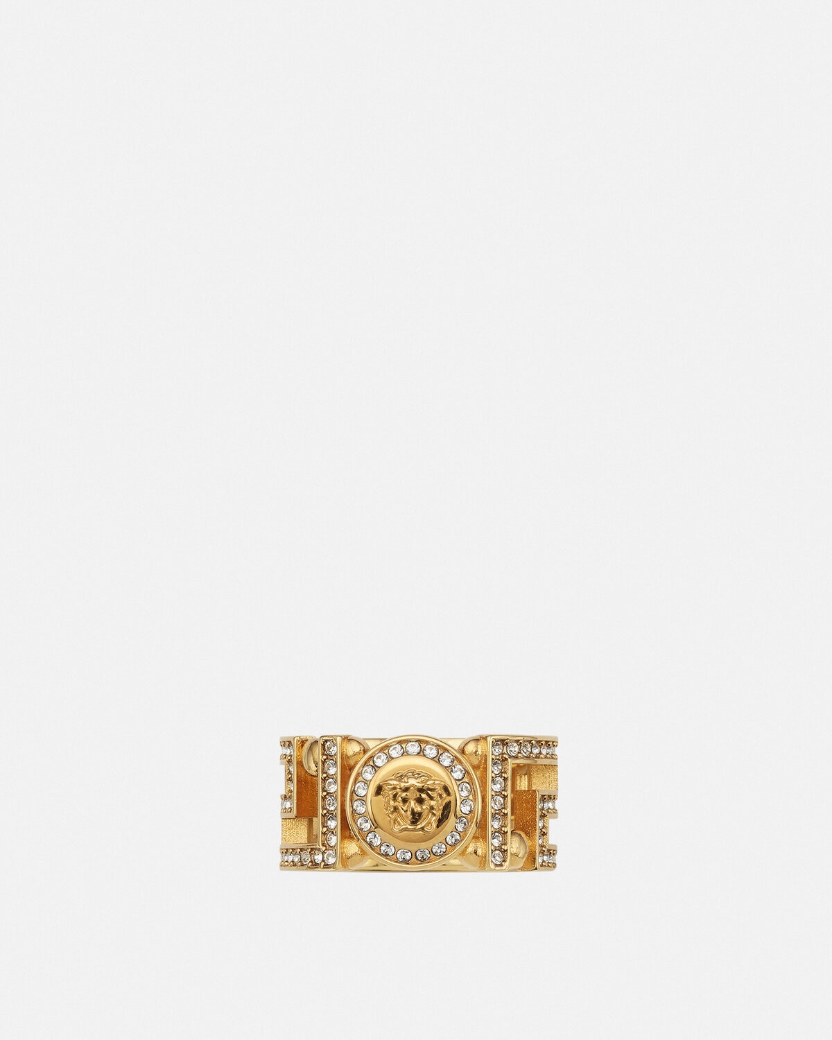 Crystal  Greca Ring