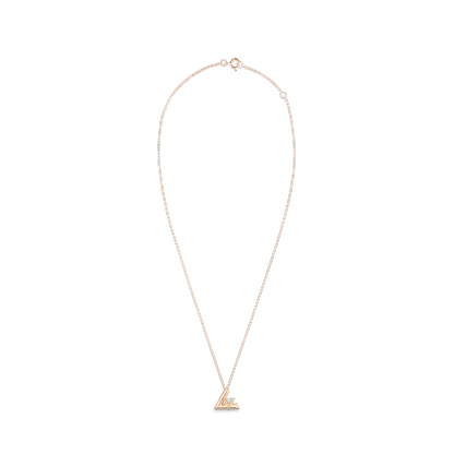Volt One Small Pendant, Pink Gold And Diamond