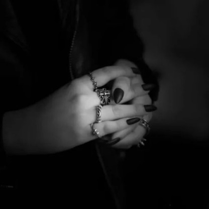 DOUBLE FLORAL RING