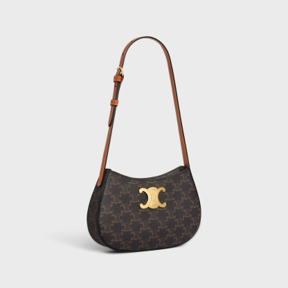 MEDIUM TILLY BAG in Triomphe canvas and calfskin