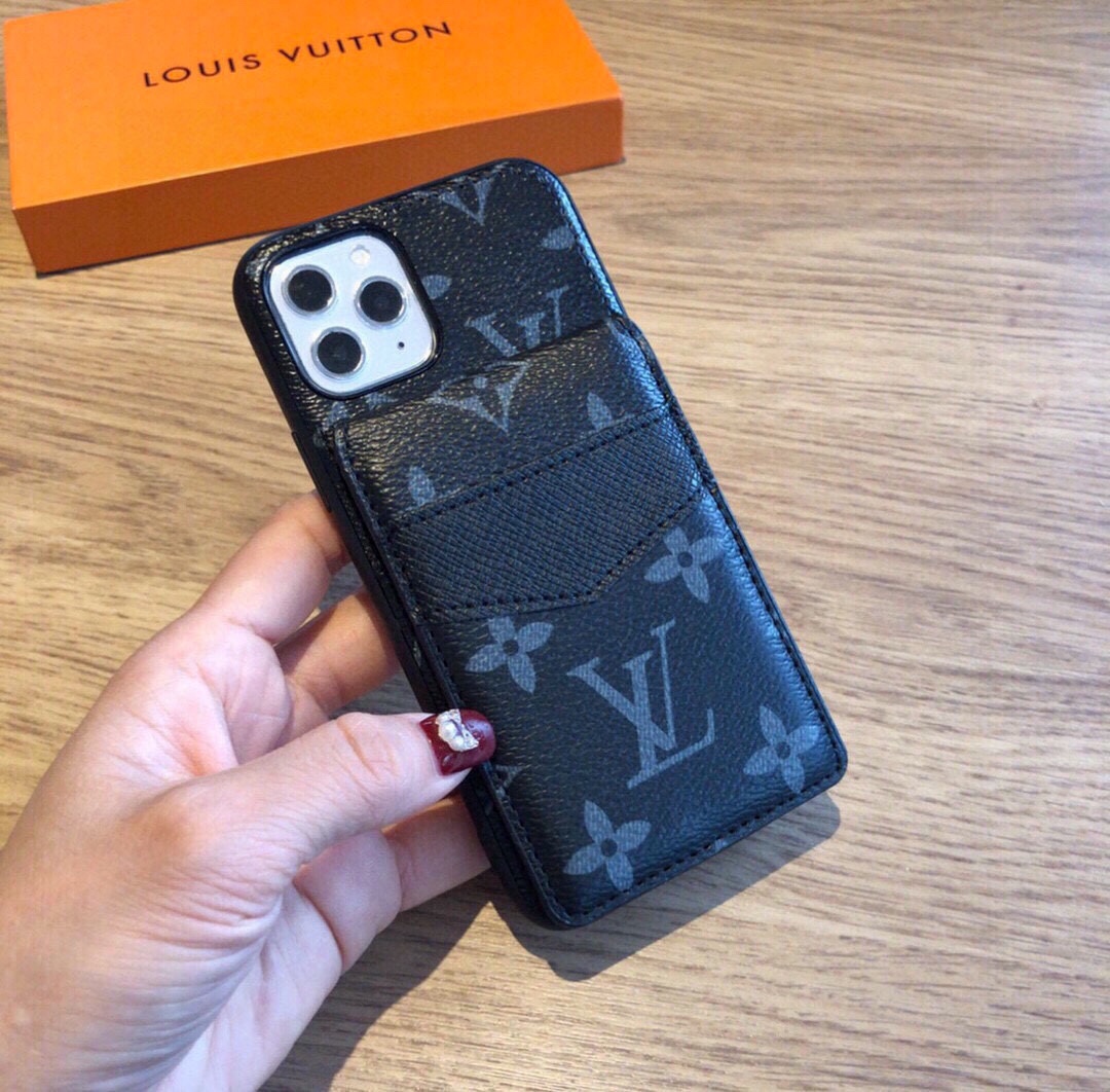 Up and down card holder mobile phone case