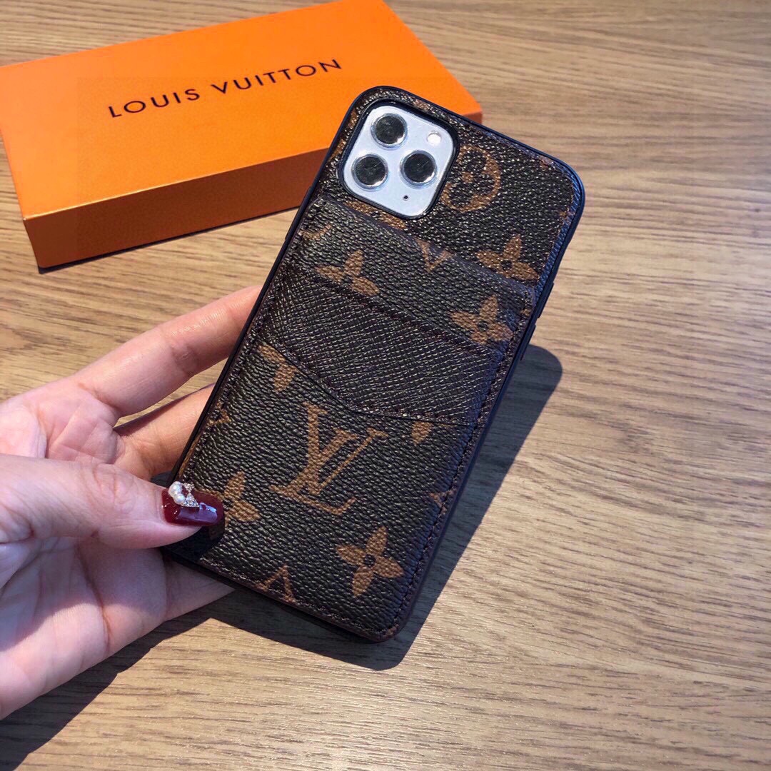 Up and down card holder mobile phone case