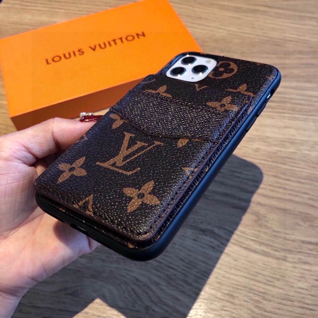 Up and down card holder mobile phone case