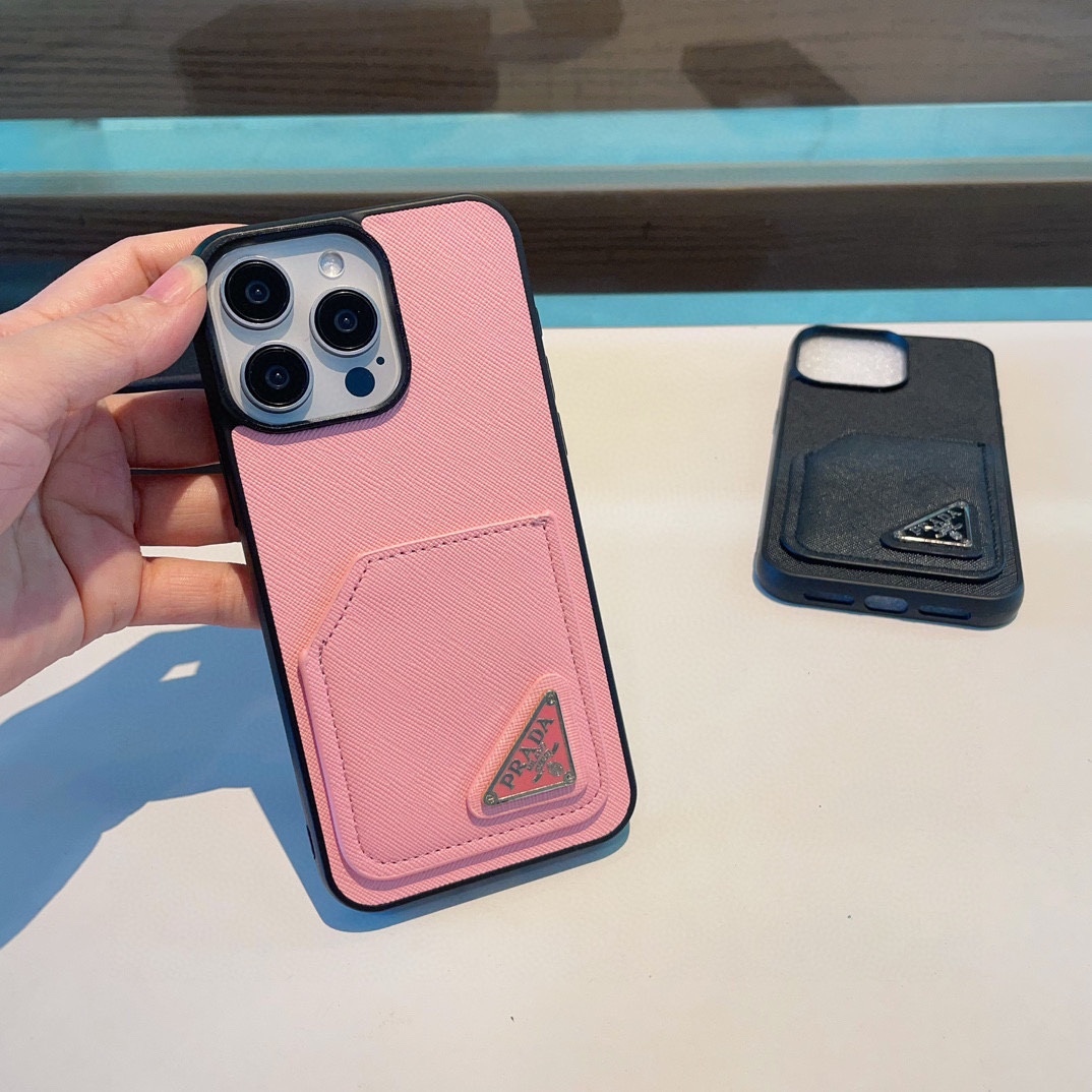 Crossgrain card pocket phone case