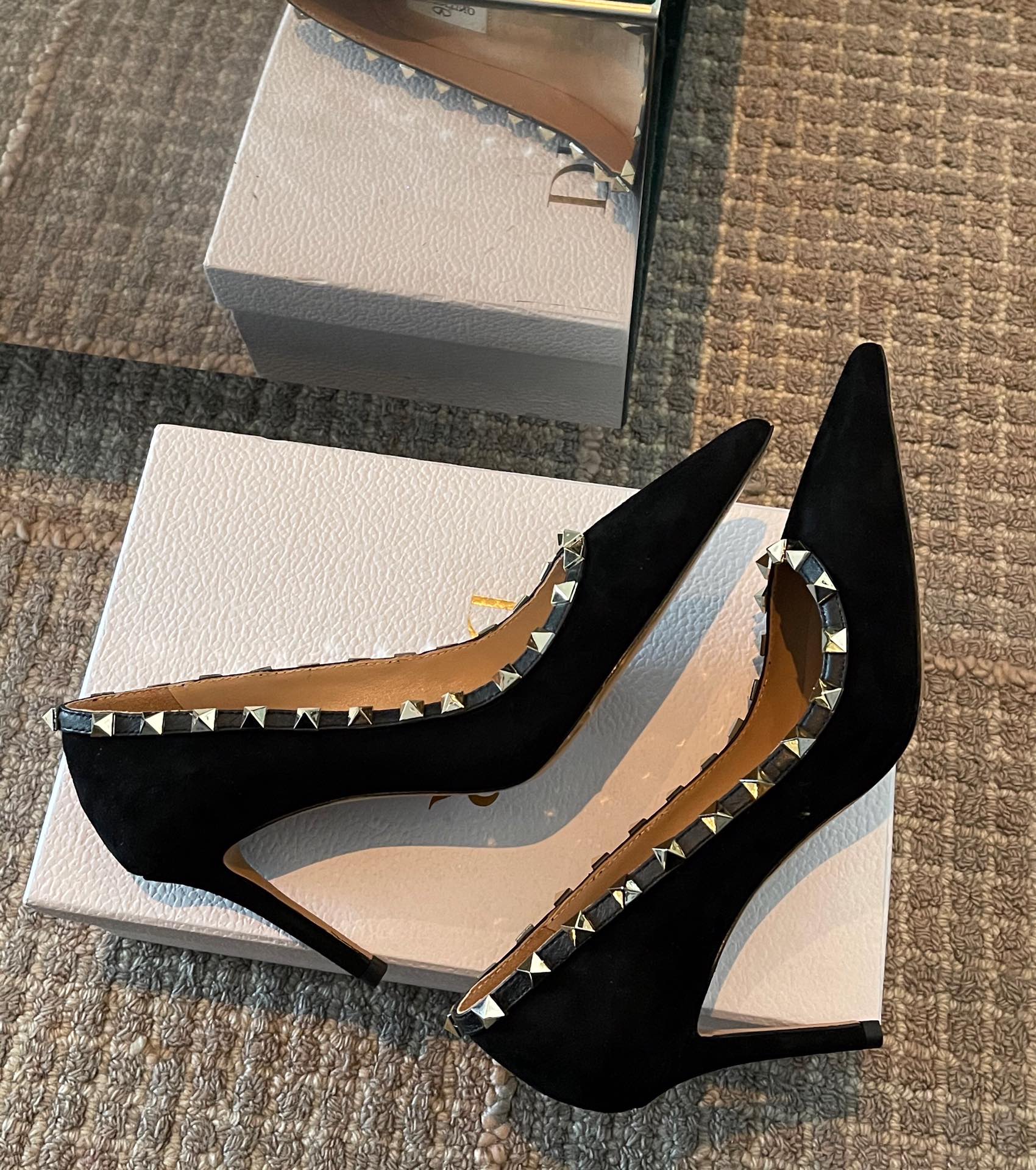 Suede Pointy Flats