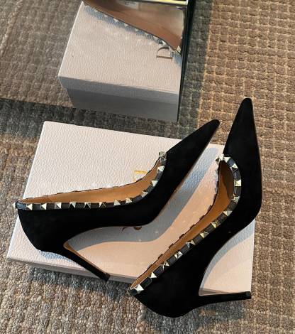 Suede Pointy Flats