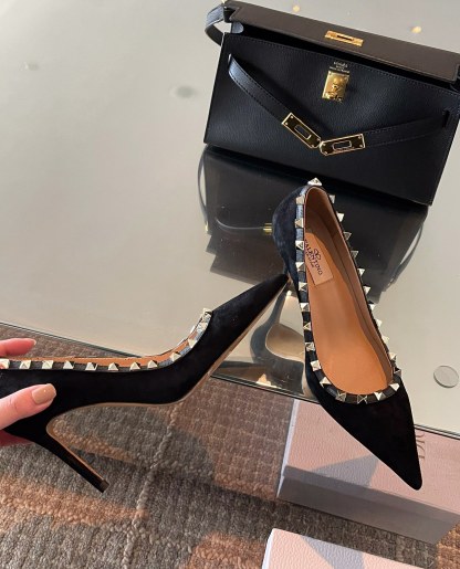 Suede Pointy Flats