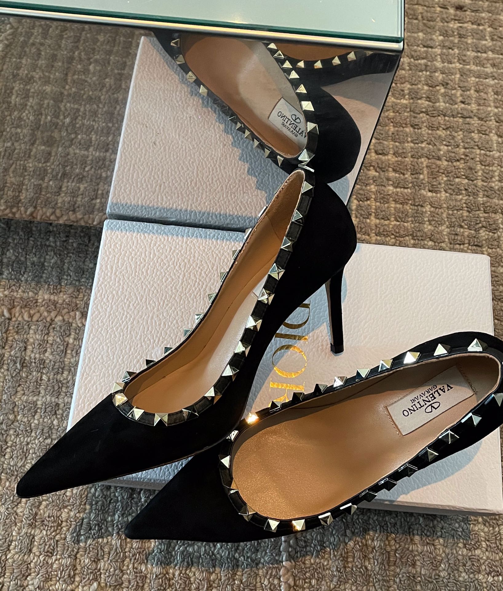 Suede Pointy Flats