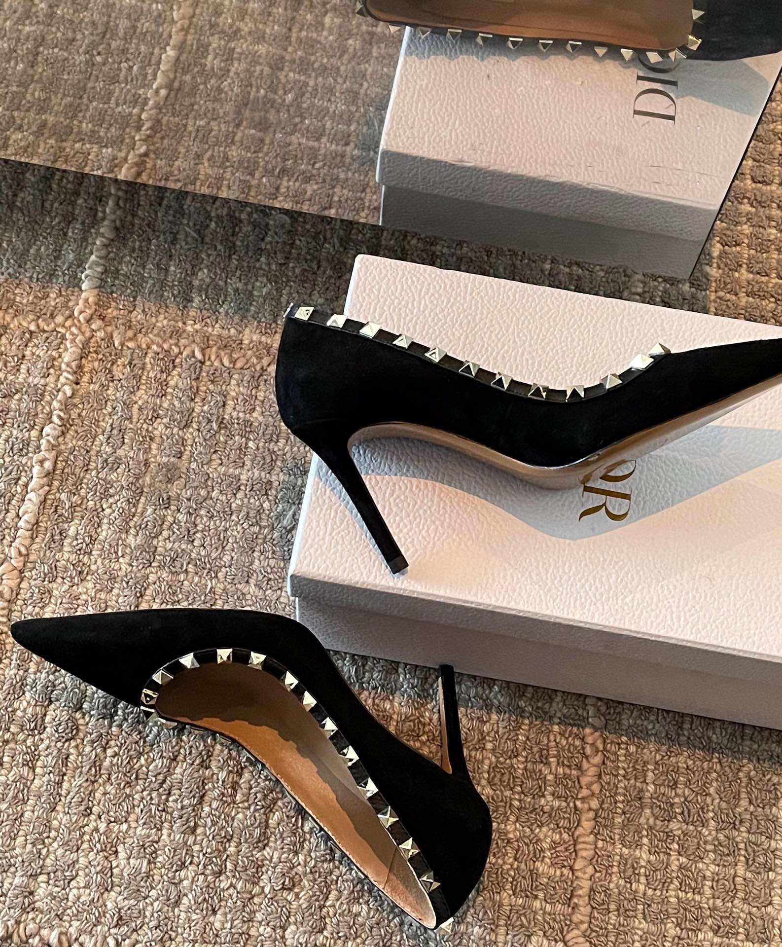 Suede Pointy Flats