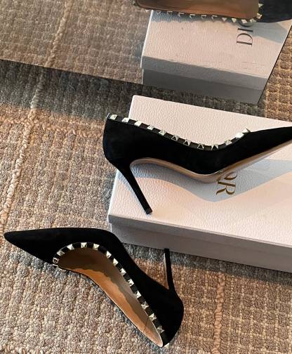 Suede Pointy Flats
